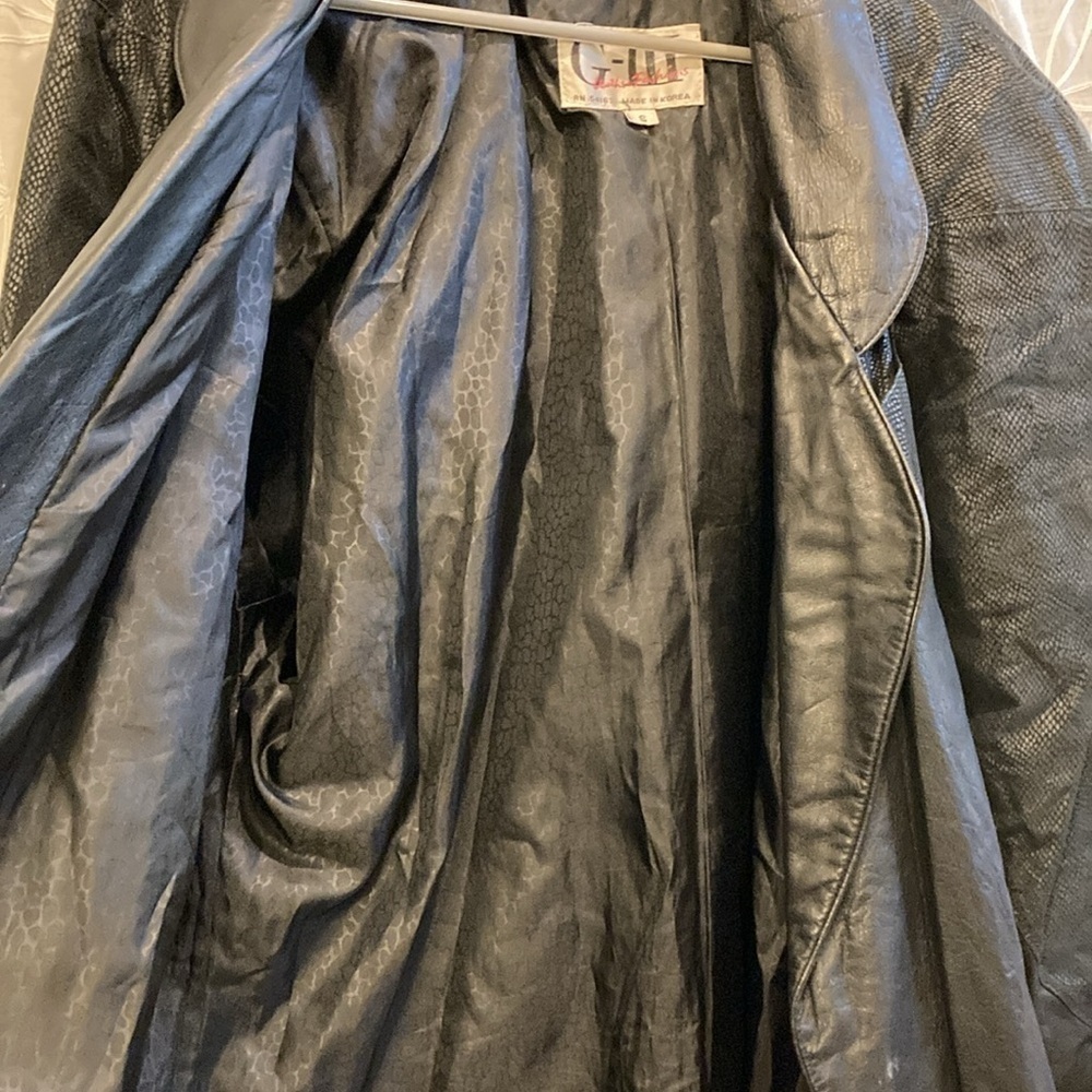 Vintage G-III Leather Fashions Long Leather Jacket - Picture 6 of 14